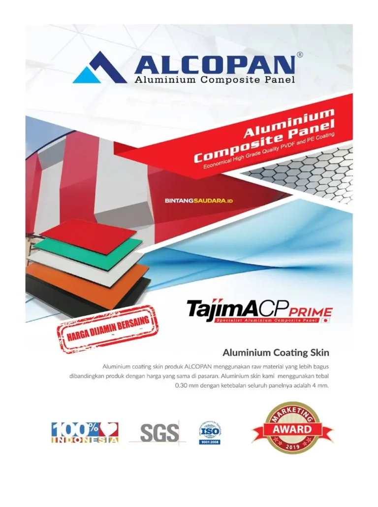 Katalog ACP Alcopan Alumunium Composite Panel Bintang Saudara 1