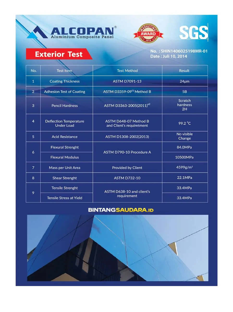 Katalog ACP Alcopan Alumunium Composite Panel Bintang Saudara 3