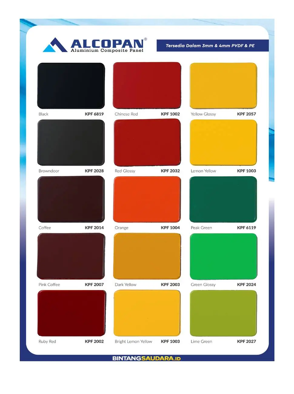Katalog ACP Alcopan Alumunium Composite Panel Bintang Saudara 4